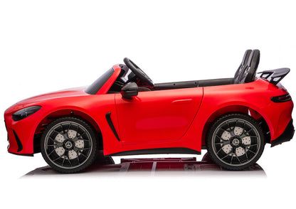 Mercedes GT63 AMG DK-GT63 24V LCD Battery-Operated Car, Red - attēls 7