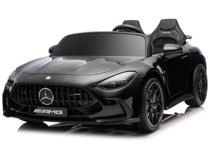 Mercedes GT63 AMG DK-GT63 24V LCD Battery-Operated Car with Silent Engine Black - attēls 2