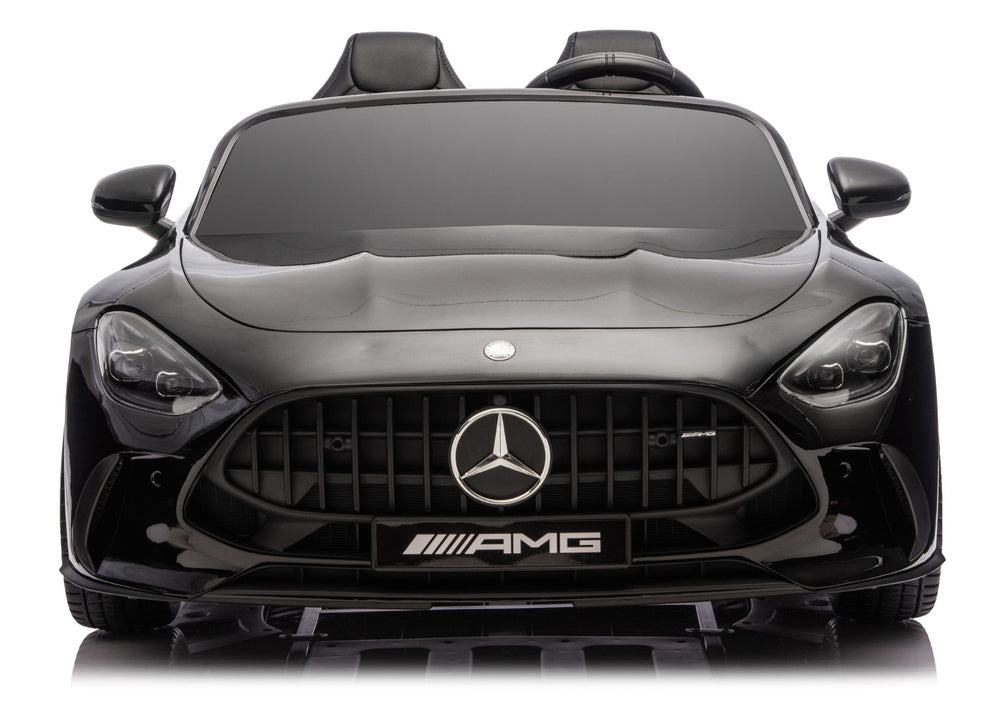 Mercedes GT63 AMG DK-GT63 24V LCD Battery-Operated Car with Silent Engine Black - attēls 3
