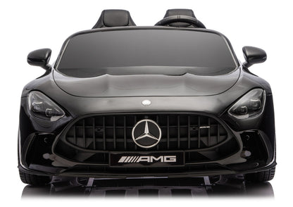 Mercedes GT63 AMG DK-GT63 24V LCD Battery-Operated Car with Silent Engine Black - attēls 3
