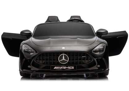 Mercedes GT63 AMG DK-GT63 24V LCD Battery-Operated Car with Silent Engine Black - attēls 4