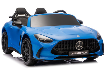 Mercedes GT63 AMG DK-GT63 24V LCD Battery-Owned Car, Painted Blue - attēls 1