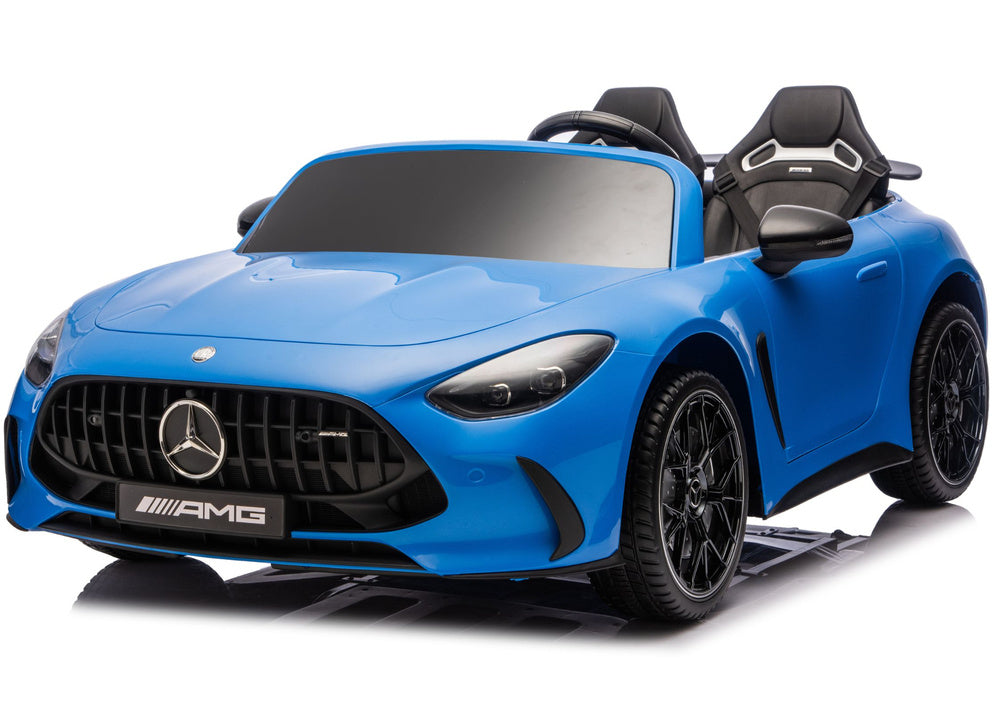 Mercedes GT63 AMG DK-GT63 24V LCD Battery-Owned Car, Painted Blue - attēls 2