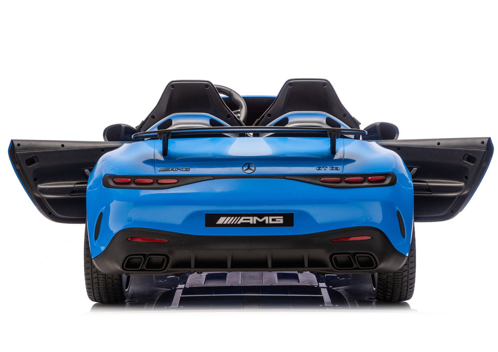 Mercedes GT63 AMG DK-GT63 24V LCD Battery-Owned Car, Painted Blue - attēls 8