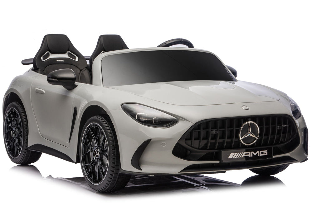 Mercedes GT63 AMG DK-GT63 24V LCD Battery-Powered Car, Light Gray - attēls 1