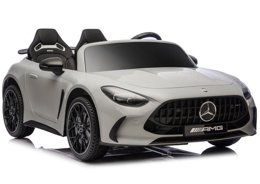 Mercedes GT63 AMG DK-GT63 24V LCD Battery-Powered Car, Light Gray - attēls 1