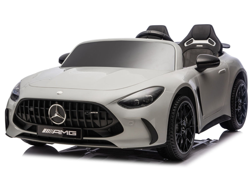 Mercedes GT63 AMG DK-GT63 24V LCD Battery-Powered Car, Light Gray - attēls 2