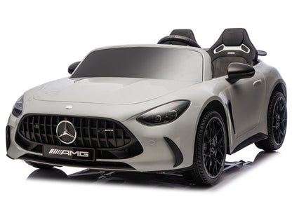 Mercedes GT63 AMG DK-GT63 24V LCD Battery-Powered Car, Light Gray - attēls 2