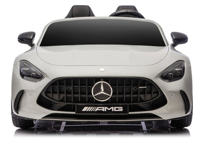 Mercedes GT63 AMG DK-GT63 24V LCD Battery-Powered Car, Light Gray - attēls 3