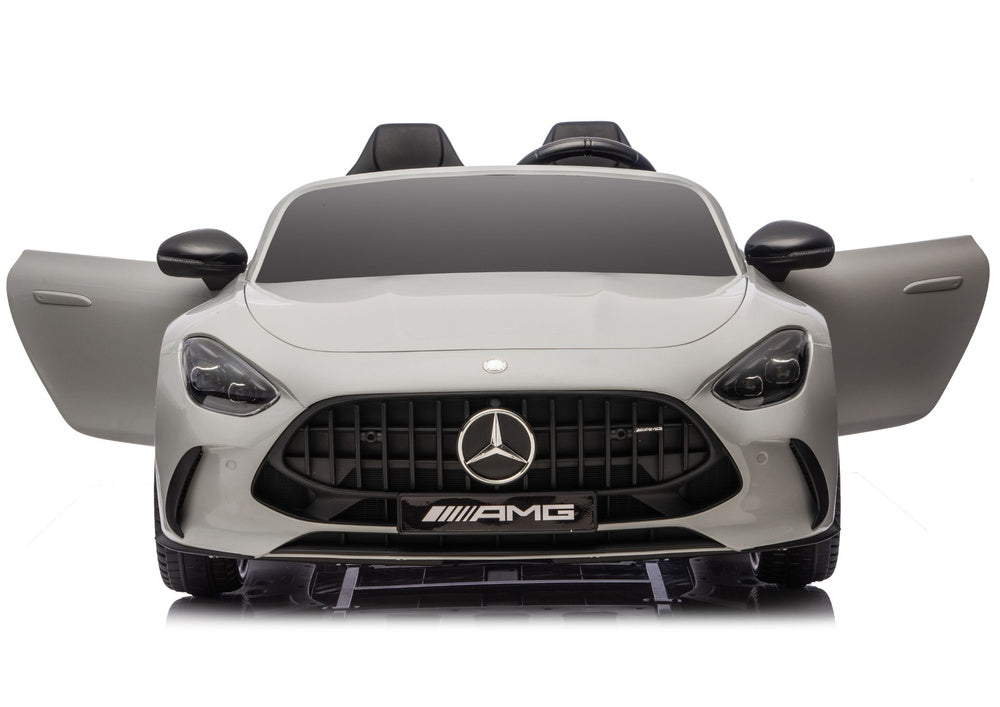 Mercedes GT63 AMG DK-GT63 24V LCD Battery-Powered Car, Light Gray - attēls 4