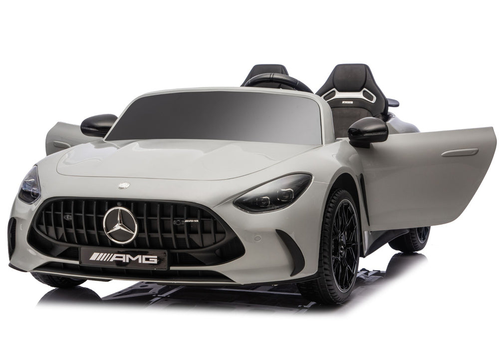 Mercedes GT63 AMG DK-GT63 24V LCD Battery-Powered Car, Light Gray - attēls 5