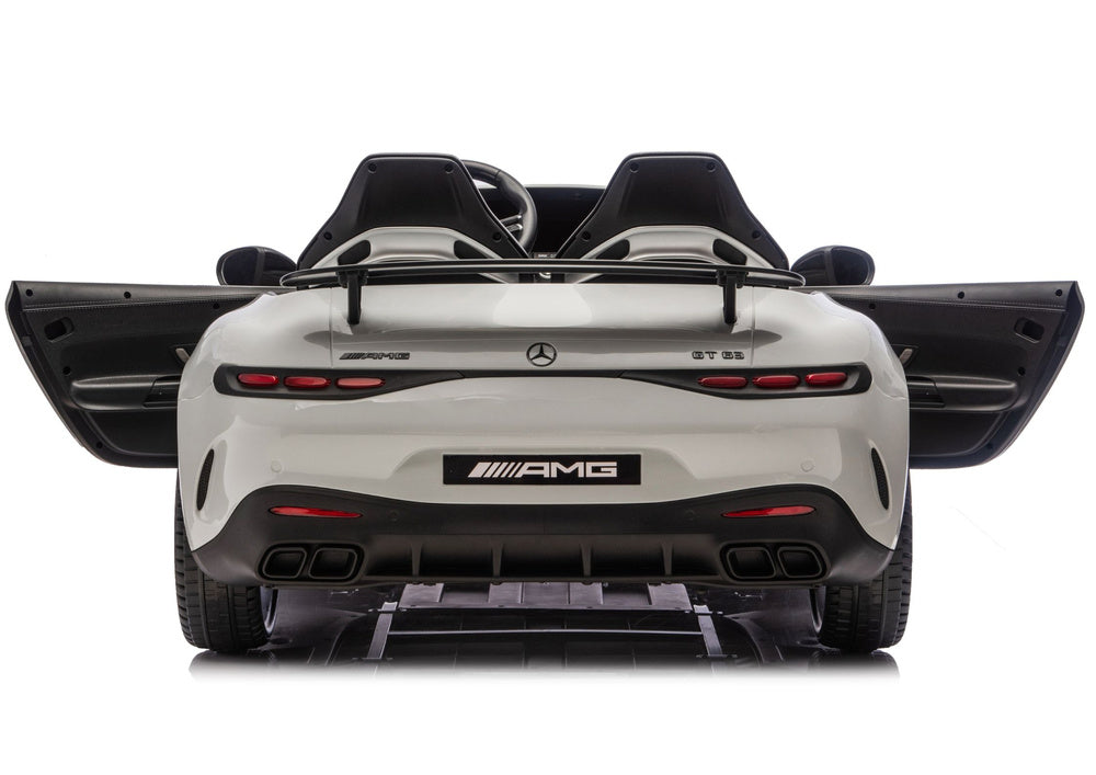 Mercedes GT63 AMG DK-GT63 24V LCD Battery-Powered Car, Light Gray - attēls 6