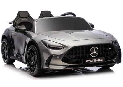 Mercedes GT63 AMG DK-GT63 24V LCD Electric Ride-On Car, Gray Painted - attēls 1