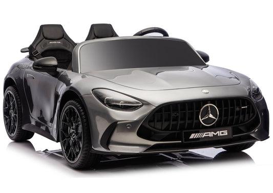 Mercedes GT63 AMG DK-GT63 24V LCD Electric Ride-On Car, Gray Painted - attēls 1