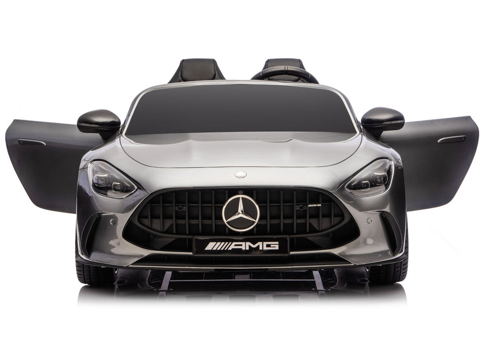 Mercedes GT63 AMG DK-GT63 24V LCD Electric Ride-On Car, Gray Painted - attēls 3