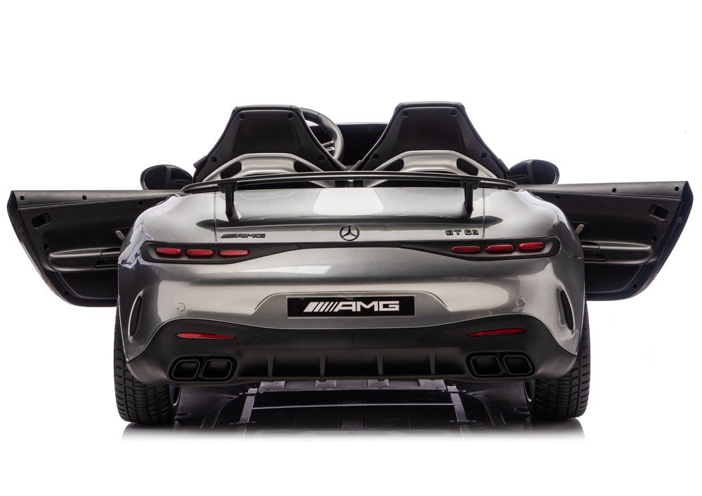 Mercedes GT63 AMG DK-GT63 24V LCD Electric Ride-On Car, Gray Painted - attēls 6