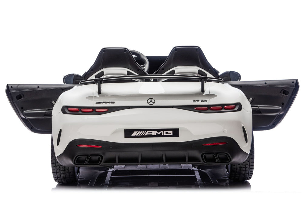 Mercedes GT63 AMG DK-GT63 24V LCD White Battery Car - attēls 6