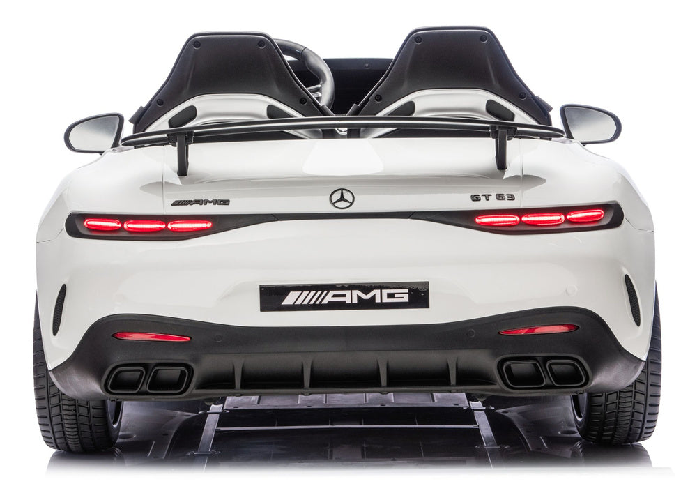 Mercedes GT63 AMG DK-GT63 24V LCD White Battery Car - attēls 8