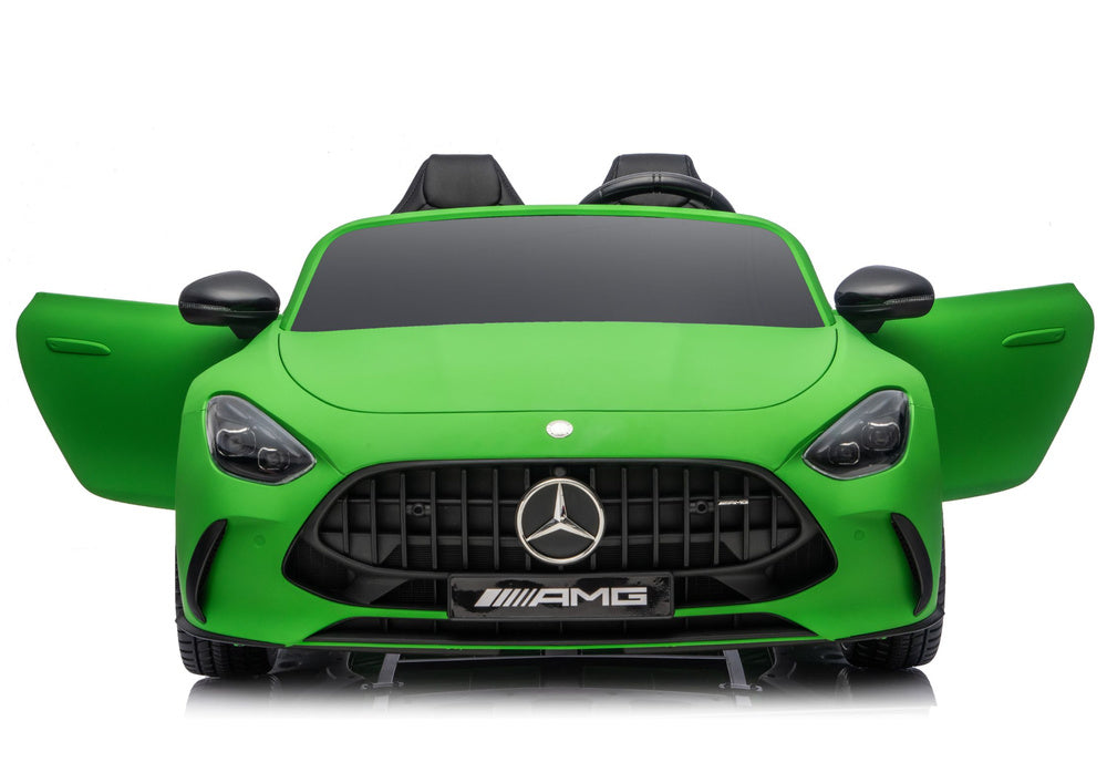 Mercedes GT63 AMG DK-GT63 24V Quiet Matte Green Engine Battery Car - attēls 3
