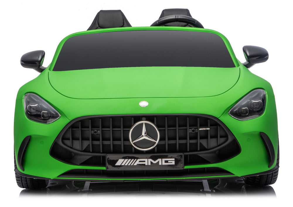Mercedes GT63 AMG DK-GT63 24V Quiet Matte Green Engine Battery Car - attēls 7