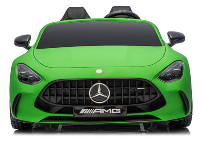 Mercedes GT63 AMG DK-GT63 24V Quiet Matte Green Engine Battery Car - attēls 7
