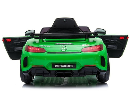 Mercedes GTR vaikiškas elektromobilis - žalias - nuotrauka 4