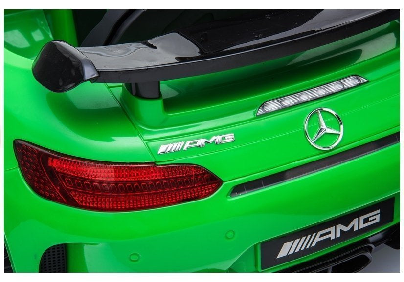 Mercedes GTR vaikiškas elektromobilis - žalias - nuotrauka 8