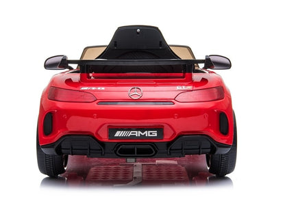 Mercedes GTR vaikiškas elektromobilis - raudonas - nuotrauka 4