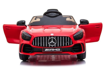 Mercedes GTR vaikiškas elektromobilis - raudonas - nuotrauka 6