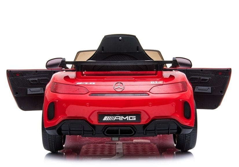 Mercedes GTR vaikiškas elektromobilis - raudonas - nuotrauka 7