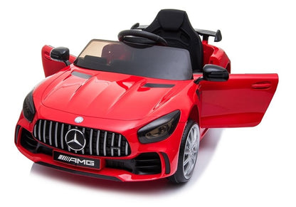 Mercedes GTR vaikiškas elektromobilis - raudonas - nuotrauka 8