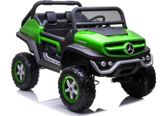 Mercedes Unimog Electric Ride On Car Green - pilt 1