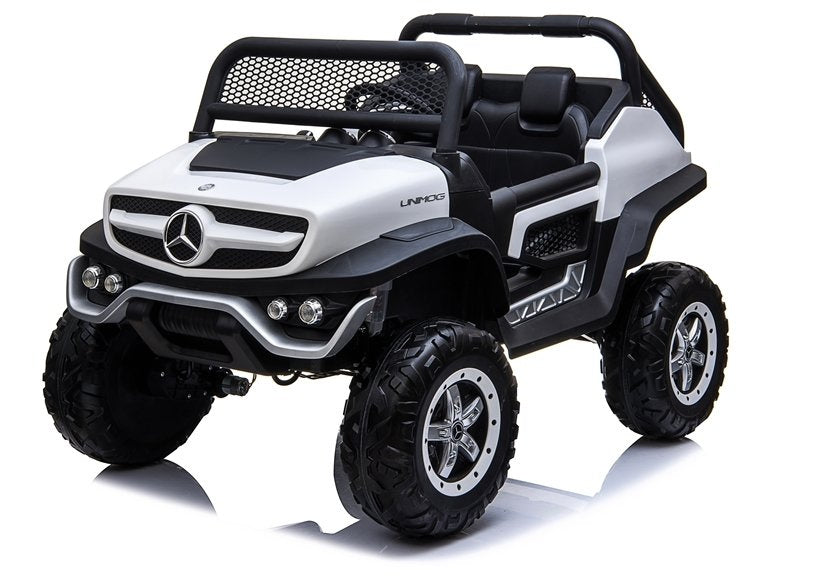 Mercedes Unimog Electric Ride On Car White - pilt 3