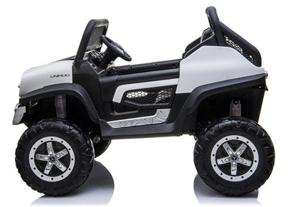 Mercedes Unimog Electric Ride On Car White - pilt 4