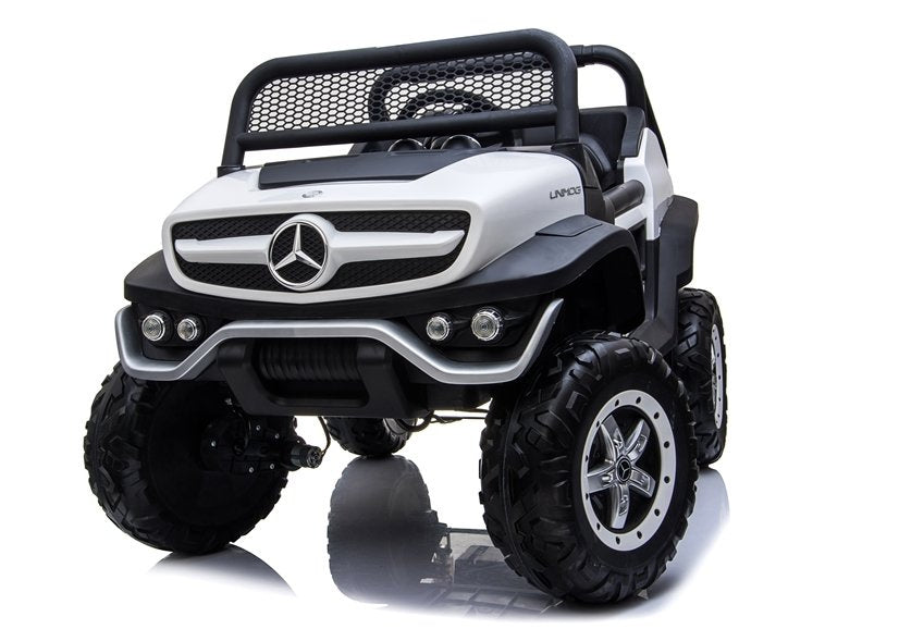 Mercedes Unimog Electric Ride On Car White - pilt 6