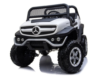 Mercedes Unimog Electric Ride On Car White - pilt 6