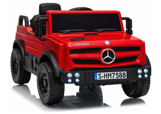 Mercedes Unimog HM7588 6V4Ah Red Battery Car - attēls 1