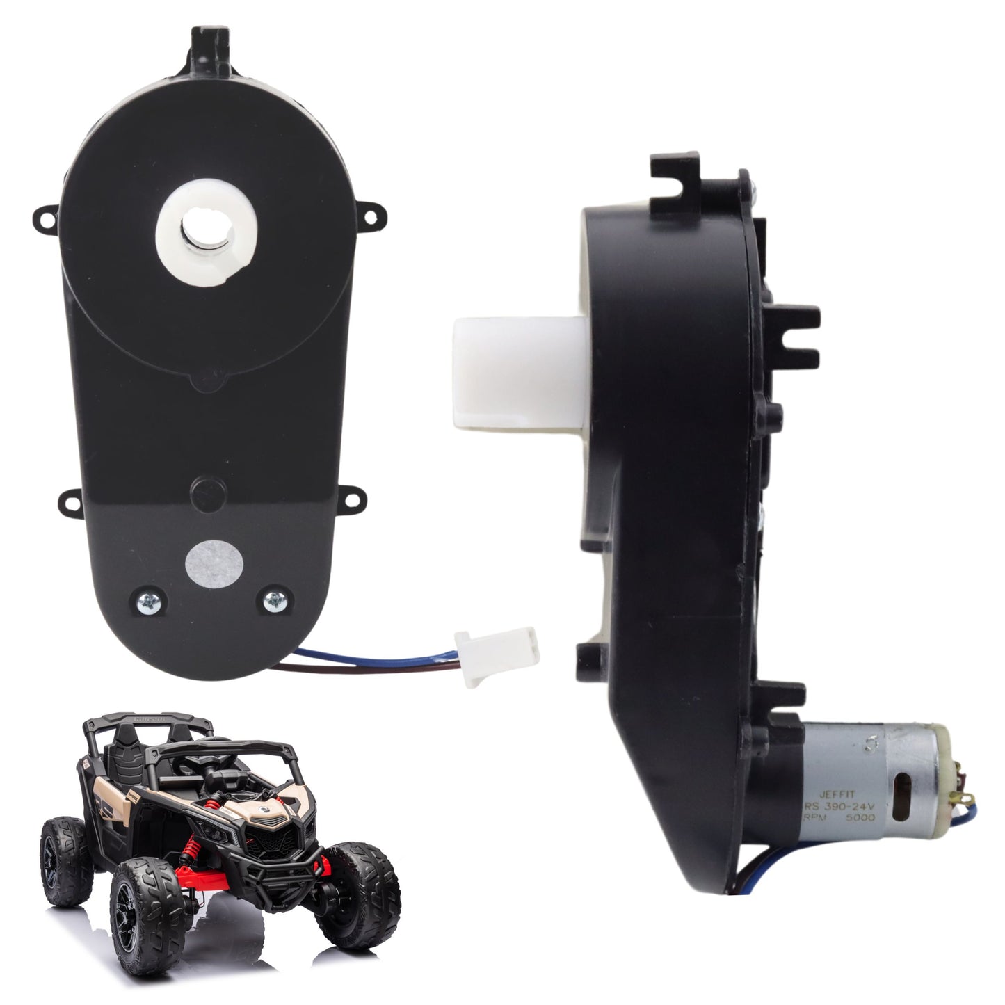 Motor Gearbox - 24V for Battery Vehicle DK-CA003 - attēls 5