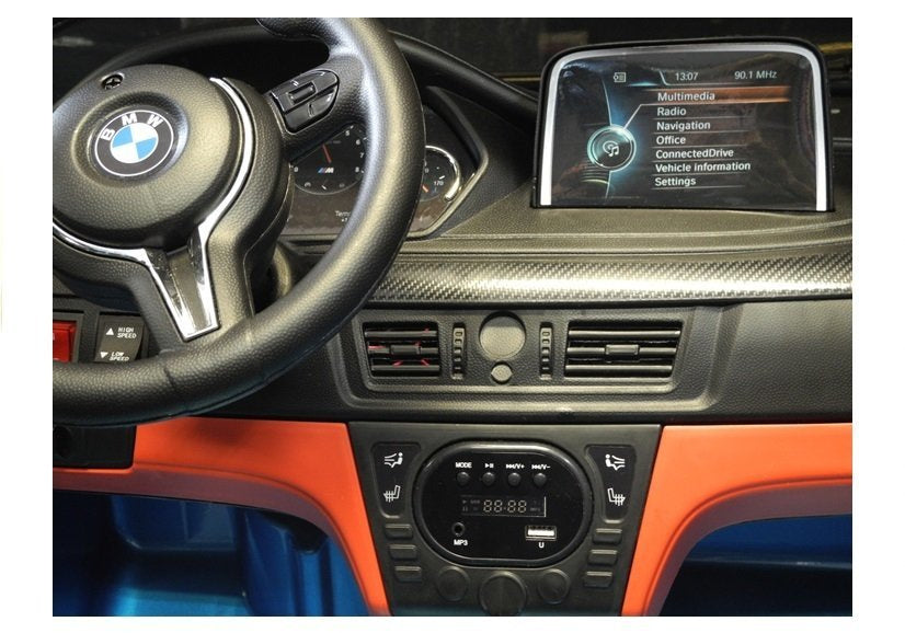 NEW BMW X6M Blue Painting - Electric Ride On Vehicle - attēls 2