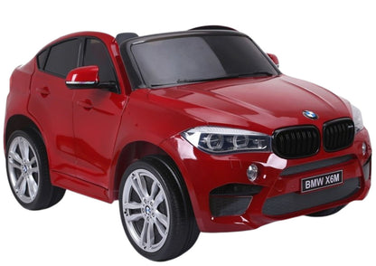Naujas BMW X6M raudonas dažytas - vaikiška elektrinė transporto priemonė - nuotrauka 1