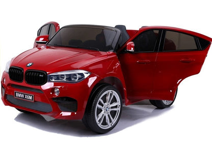 Naujas BMW X6M raudonas dažytas - vaikiška elektrinė transporto priemonė - nuotrauka 7