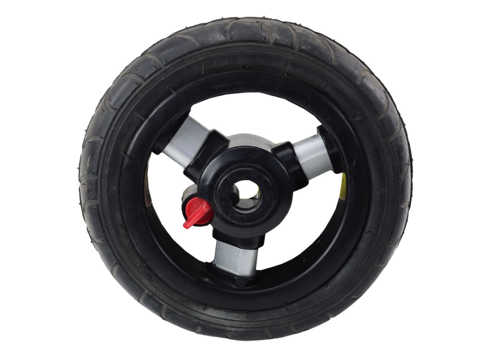 Plastic wheel with rubber tire (inflatable) PRO 700 front - attēls 2