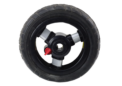 Plastic wheel with rubber tire (inflatable) PRO 700 front - attēls 2