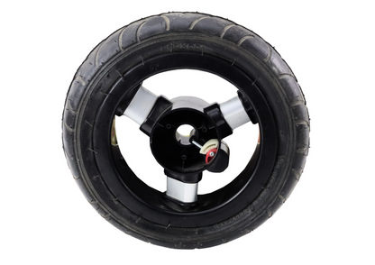 Plastic wheel with rubber tire (inflatable) PRO 700 front - attēls 3