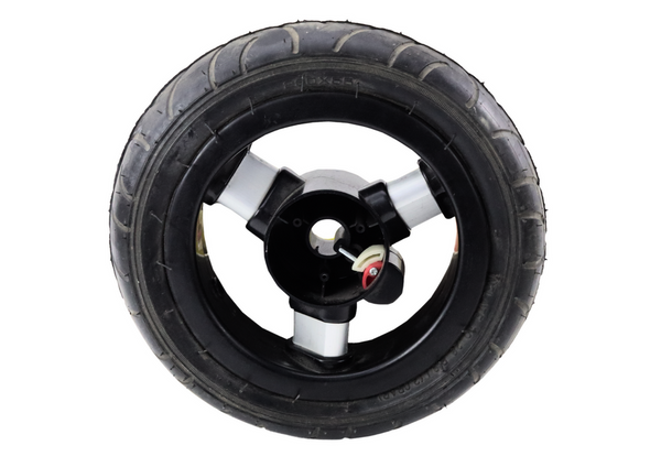 Plastic wheel with rubber tire (inflatable) PRO 700 front - attēls 7