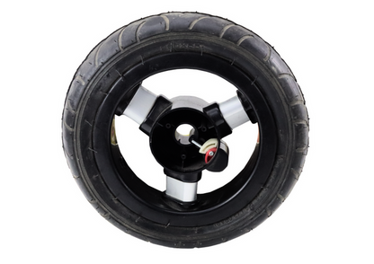 Plastic wheel with rubber tire (inflatable) PRO 700 front - attēls 7