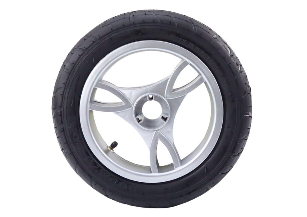 Plastic wheel with rubber tire (inflatable) PRO600 front - pilt 3
