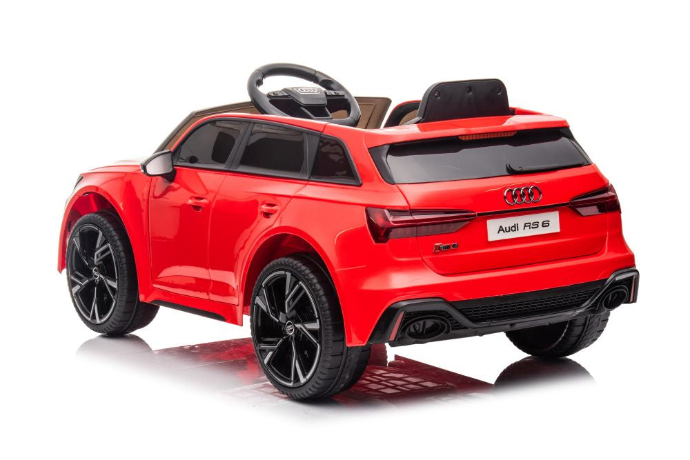 Akumuliatorinis vaikiškas automobilis Audi RS6 BRD-2118 raudonas - nuotrauka 5