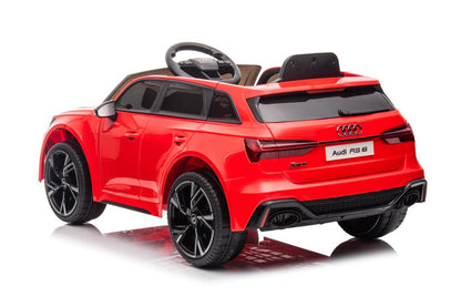 Akumuliatorinis vaikiškas automobilis Audi RS6 BRD-2118 raudonas - nuotrauka 5