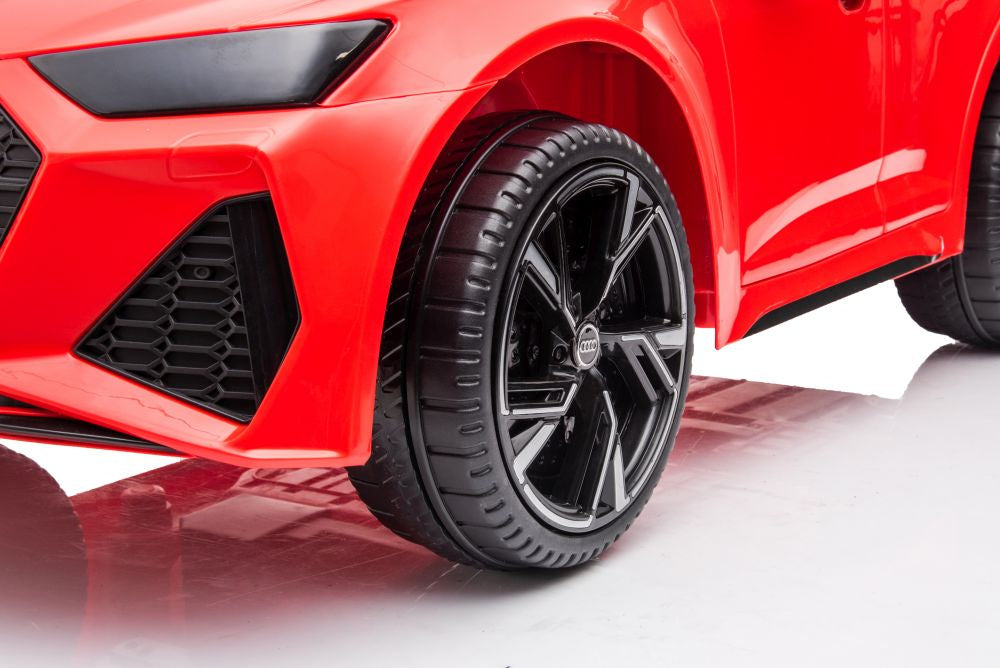 Akumuliatorinis vaikiškas automobilis Audi RS6 BRD-2118 raudonas - nuotrauka 7